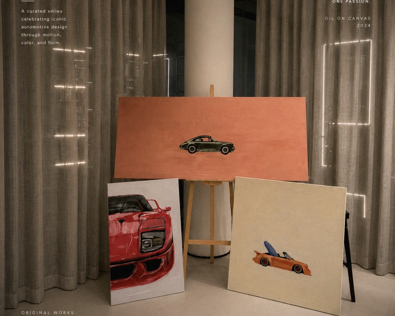 The Automotive Collection — oil on canvas, 2024
