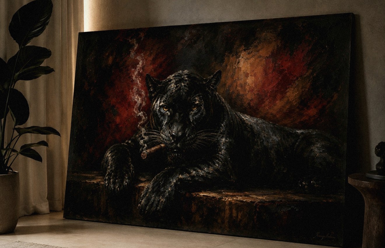 The Panther — oil on canvas